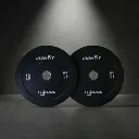 Par Discos Bumper Rígidos 10 lb IronFit.webp