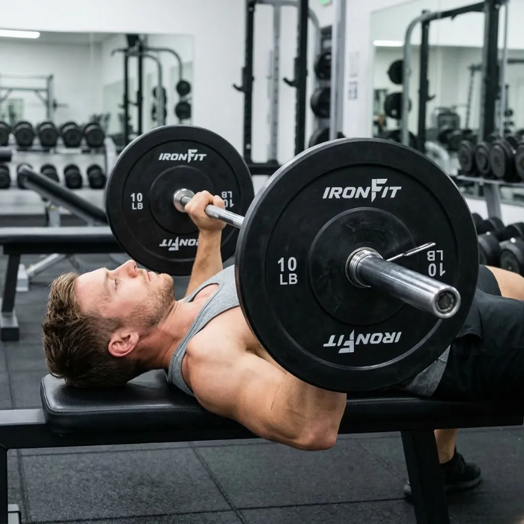 Par Discos Bumper Rígidos 10 lb IronFit(1).webp