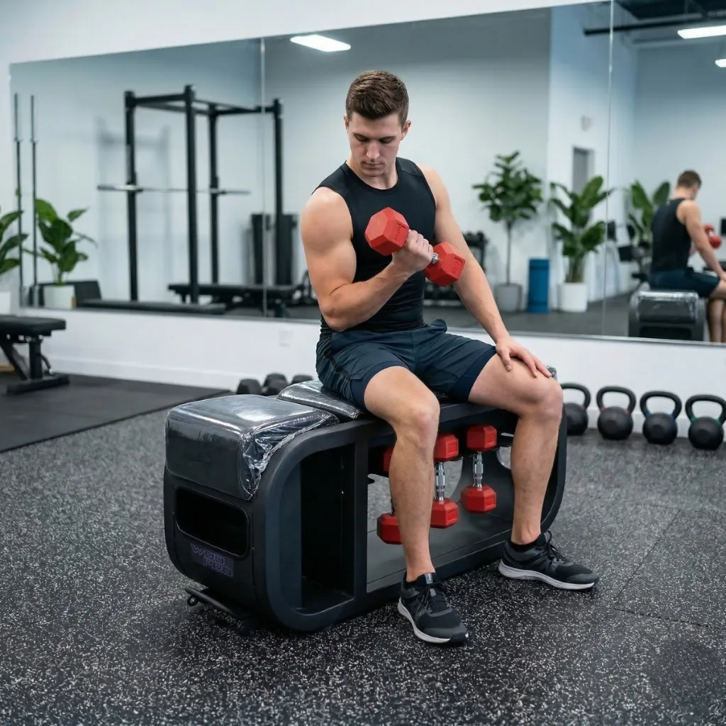 Banca Ajustable Wod Pro con Almacenaje de Mancuernas (8).webp