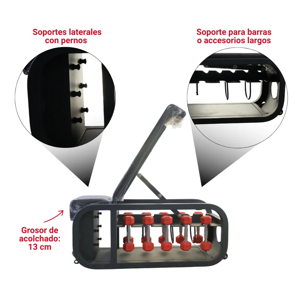 Banca Ajustable Wod Pro con Almacenaje de Mancuernas (5).webp