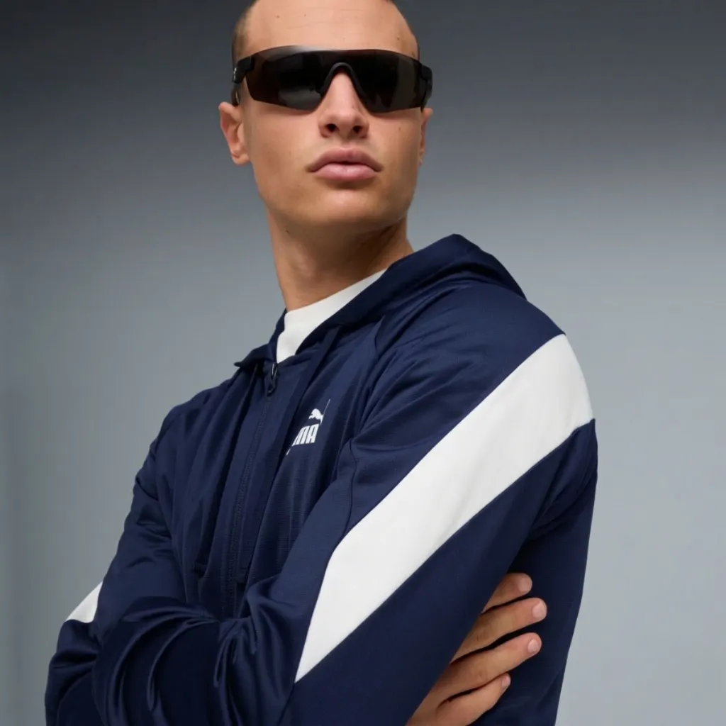Traje Puma de Poliéster con Capucha para Hombre azul (5).webp