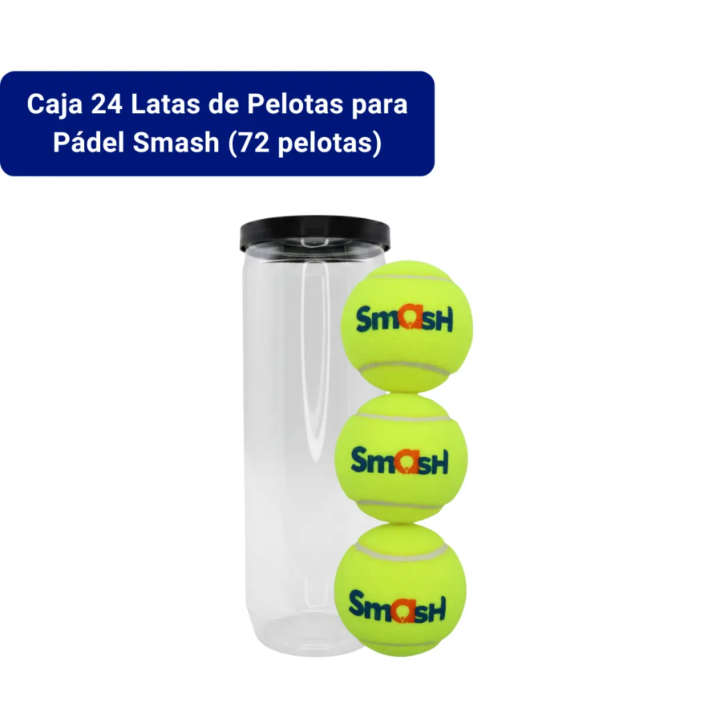 Caja 24 Latas de Pelotas para Pádel Smash (72 pelotas) (2).webp