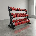 Rack Horizontal Wod Pro de 3 Niveles para 10 Pares de Mancuernas (7).webp