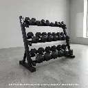 Rack Horizontal Wod Pro de 3 Niveles para 10 Pares de Mancuernas (6).webp