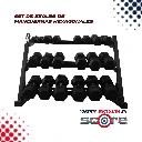 Set de 550 Lbs de Mancuernas Hexagonales IronFit 5-50 Lbs 3.webp