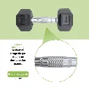 Mancuernas Hexagonales IronFit 10 lb (4).webp