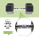 Mancuernas Hexagonales IronFit 15 lb (4).webp
