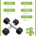 Mancuernas Hexagonales IronFit 10 lb (5).webp