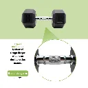 Mancuernas Hexagonales IronFit 25 lb (4).webp