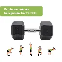 Mancuernas Hexagonales IronFit 30 lb.webp