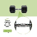 Mancuernas Hexagonales IronFit 40 lb (4).webp