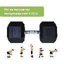 Mancuernas Hexagonales IronFit 55 lb (2).webp