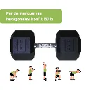 Mancuernas Hexagonales IronFit 60 lb (2).webp