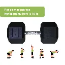 Mancuernas Hexagonales IronFit 70 lb (2).webp