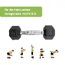 Mancuernas Hexagonales IronFit 8 lb.webp