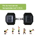 Mancuernas Hexagonales IronFit 85 lb (2).webp