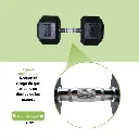 Mancuernas Hexagonales IronFit 85 lb (4).webp