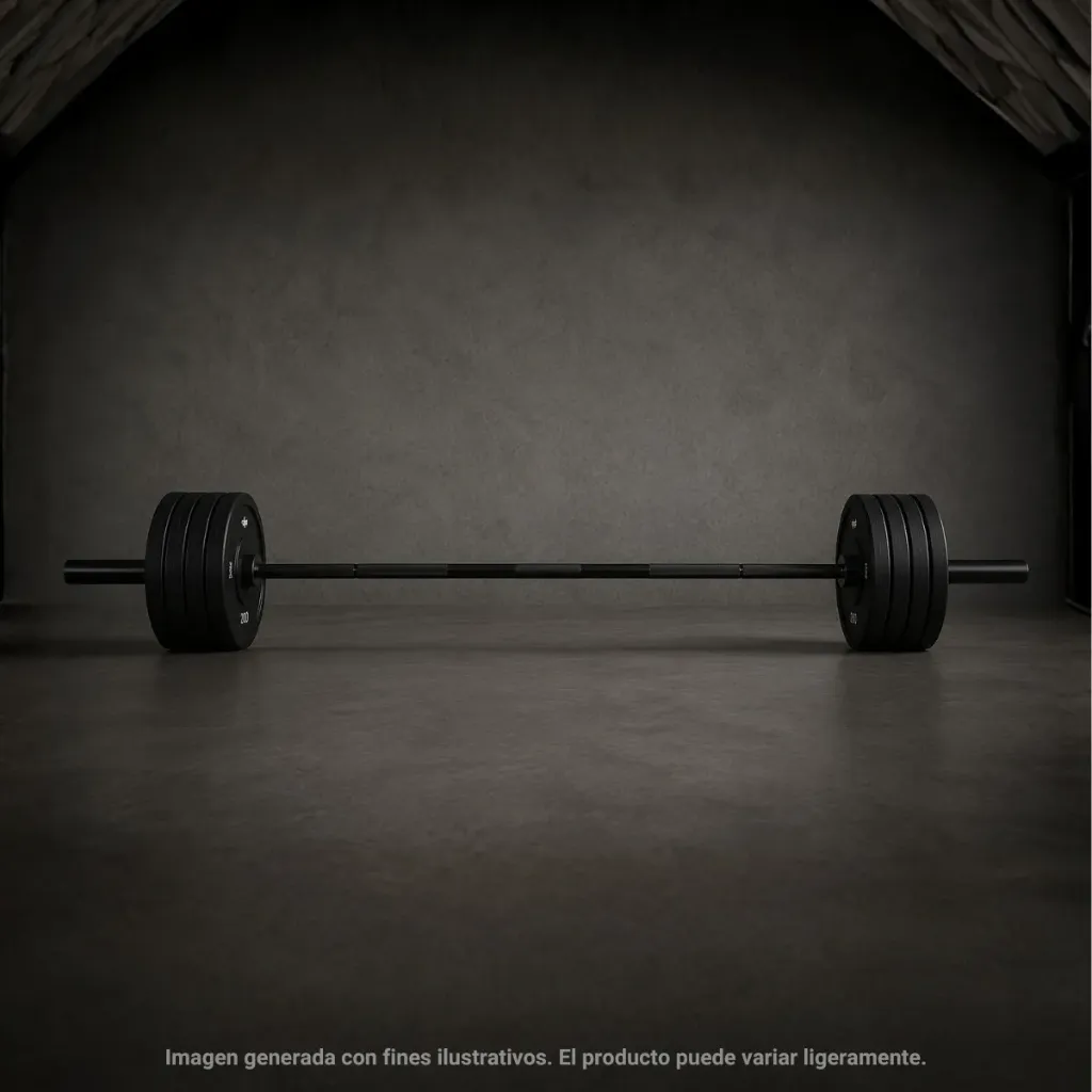 Barra Olímpica Sin Bujes IronFit (13).webp