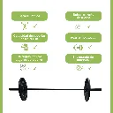 Barra Olímpica Sin Bujes IronFit (12).webp