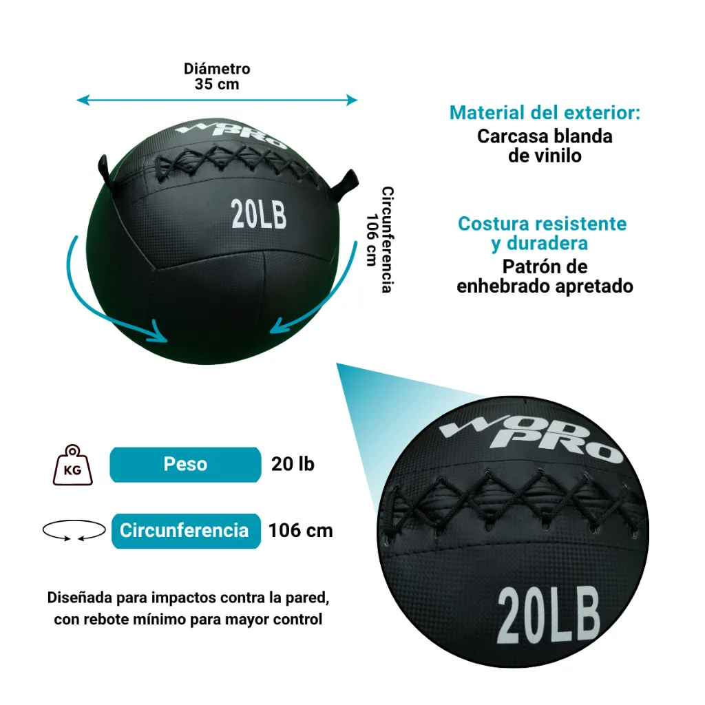 Wall Ball Elipse  Wod Pro 20 lb.webp