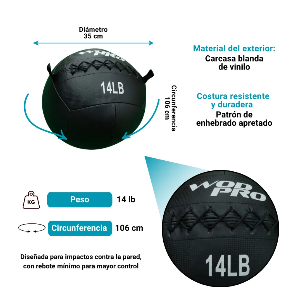 Wall Ball Elipse Wod Pro Elipse 14 lb.webp