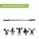 Barra Semi-olímpica IronFit Sin Bujes (9).webp