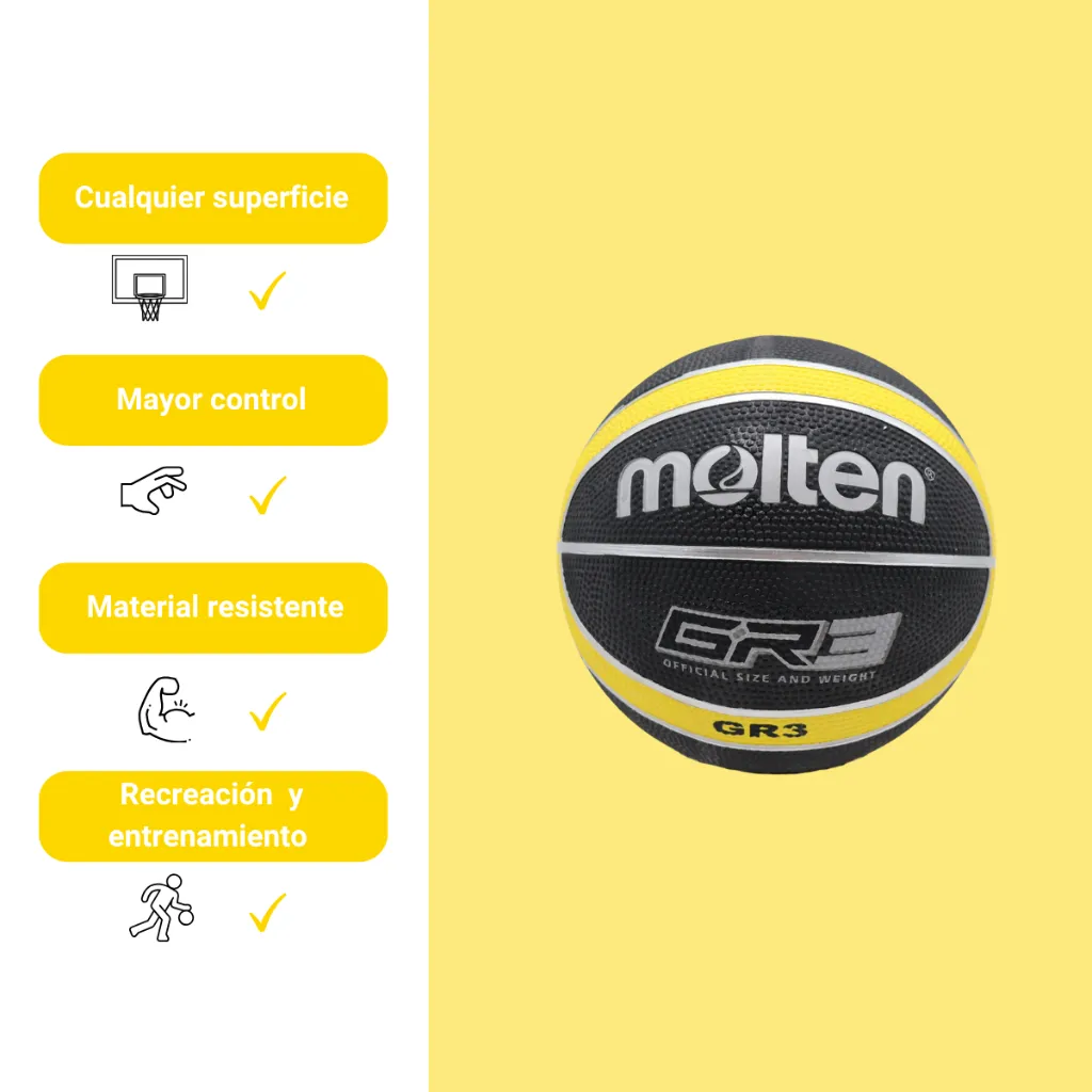 Balón de Baloncesto Molten BGR3 Giugiaro (4).webp
