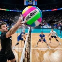Balón de Voleibol Molten MS-500 #5 Neón (6).webp