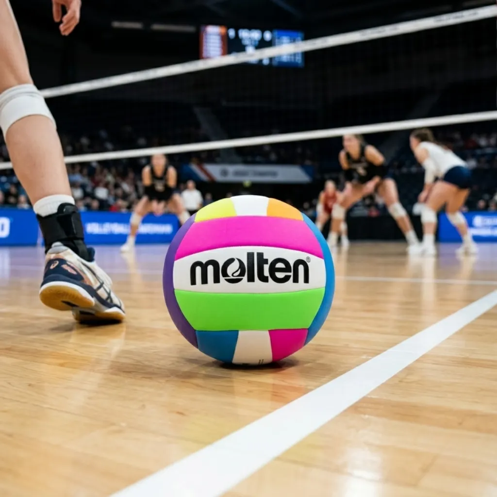 Balón de Voleibol Molten MS-500 #5 Neón (5).webp