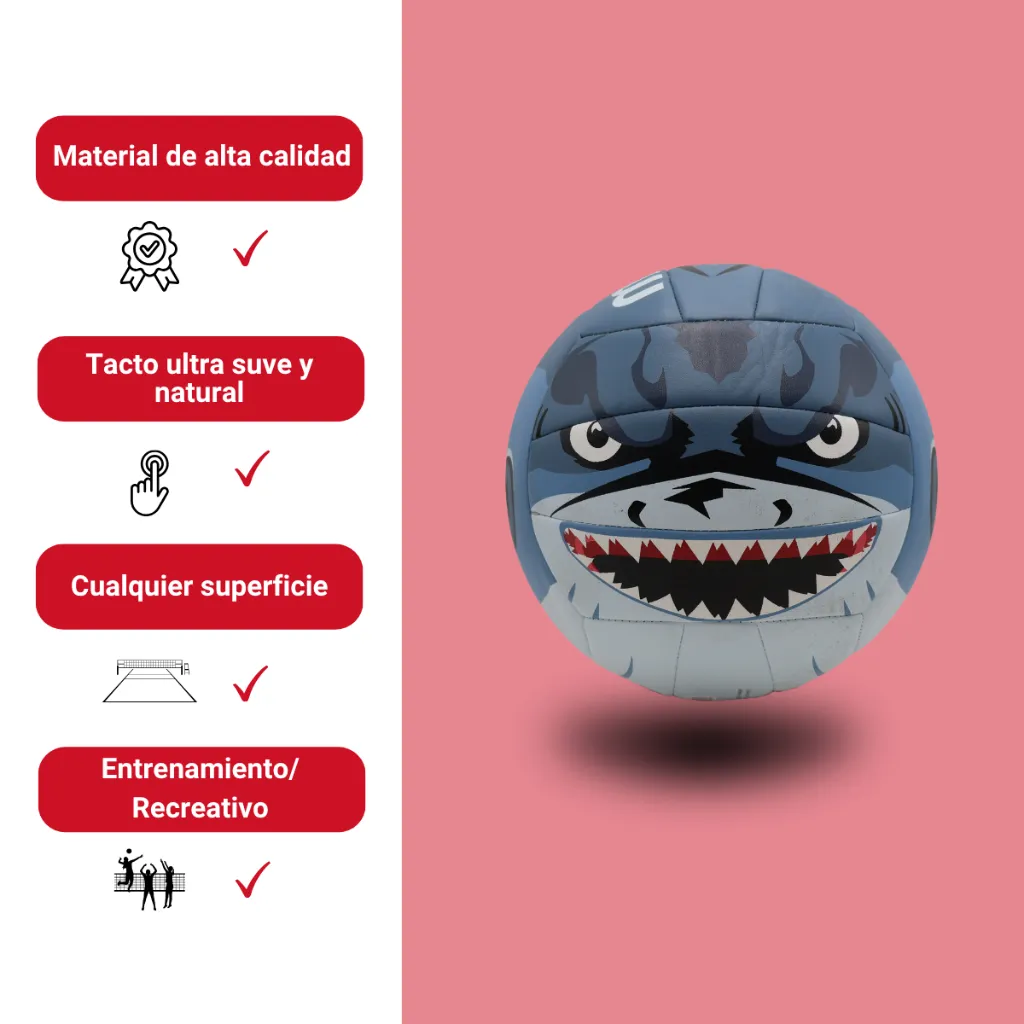 Balón de Voleibol Molten MS-500 #5 shark (4).webp