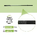 Barra Olímpica IronFit con Rodamientos y Bujes Sellada 2.2 m 20 kg 1200 lb Negra (4).webp