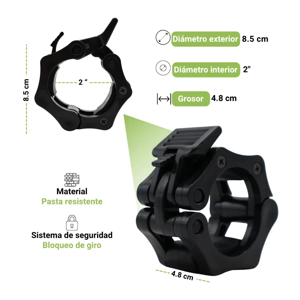 Seguros Easy & Safe IronFit Para Barra Olímpica (3).webp