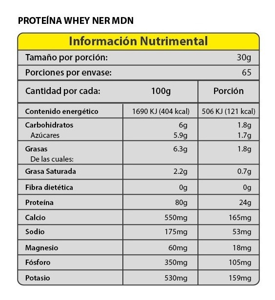 Proteína MDN Whey Ner