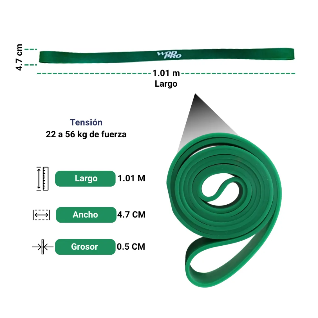 Banda para Pull-Ups Wod Pro Verde (3).webp