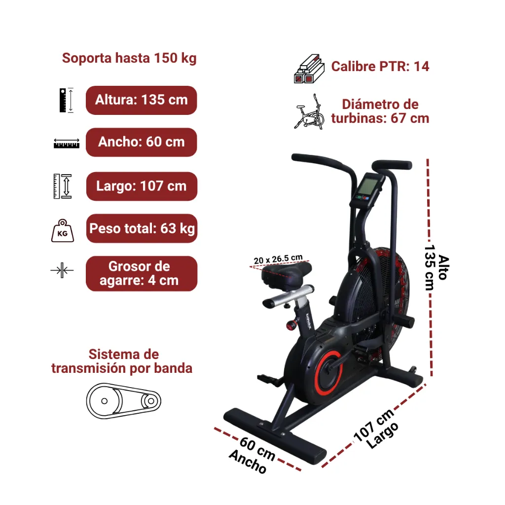 Bicicleta de Aire RagnaRök RR6400-2 (3).webp