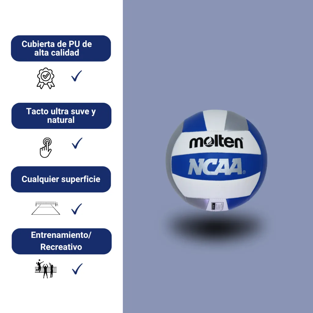Balón de voleibol Molten MS-500 NCAA #5 (4).webp