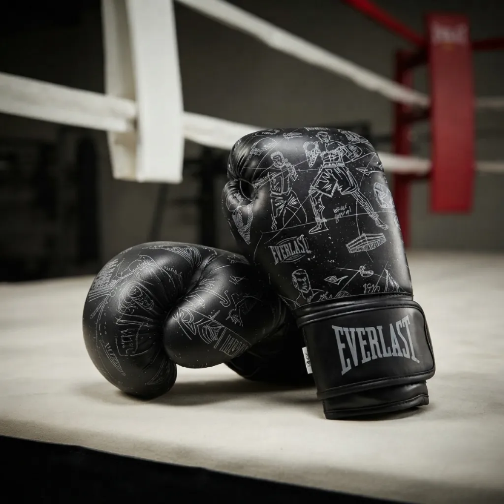 Guantes de Boxeo Everlast Pro Urban Style Negros (3).webp