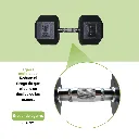 Mancuernas Hexagonales IronFit 95 lb (4).webp