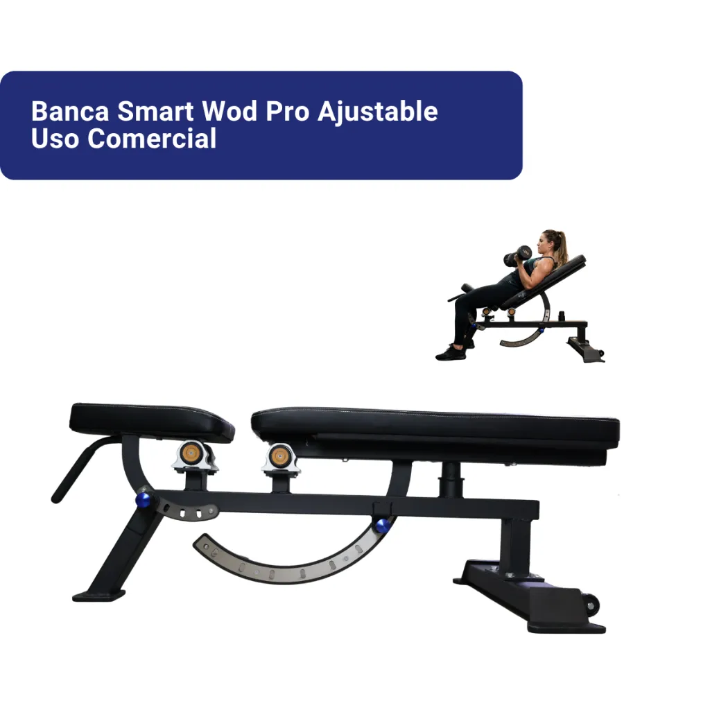 Banca Ajustable Wod Pro Smart para Uso Comercial (2).webp