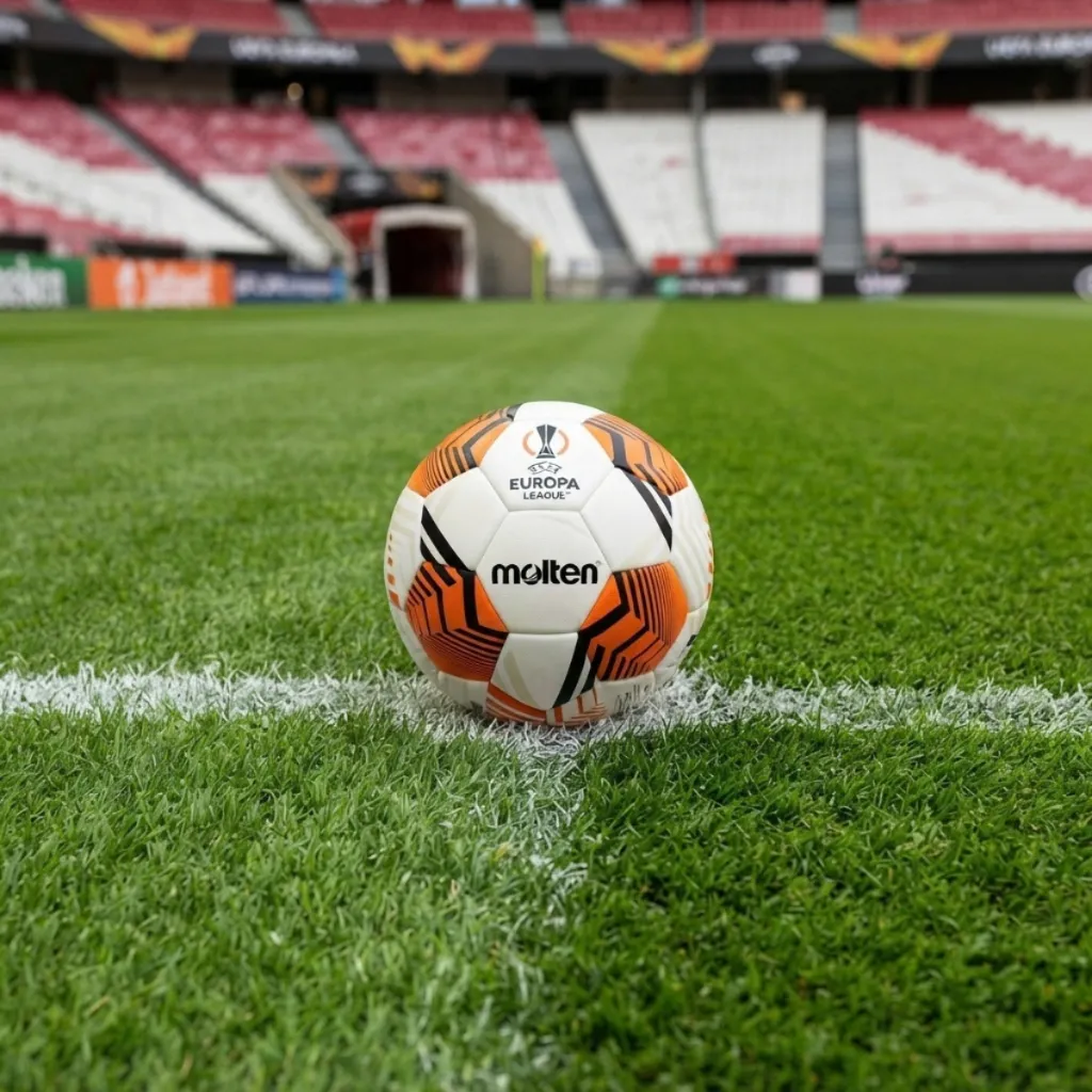 Balón de fútbol Molten F5U5000-12 UEFA Europa League #5 (5).webp