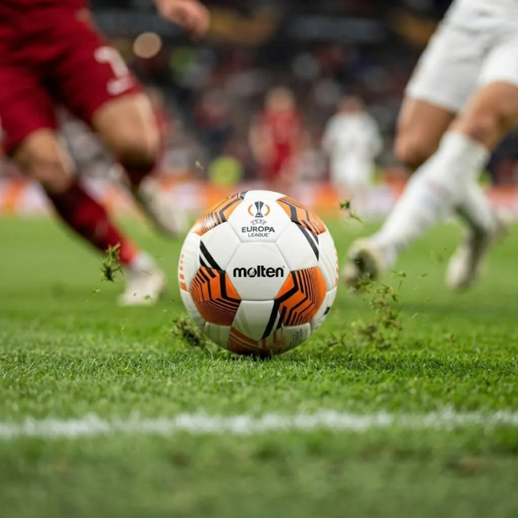 Balón de fútbol Molten F5U5000-12 UEFA Europa League #5 (6).webp