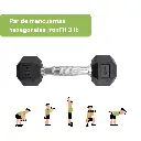Mancuernas Hexagonales IronFit 3 lb (2).webp