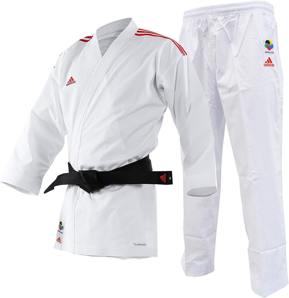 Uniforme Adidas Karate Rojo Adilight