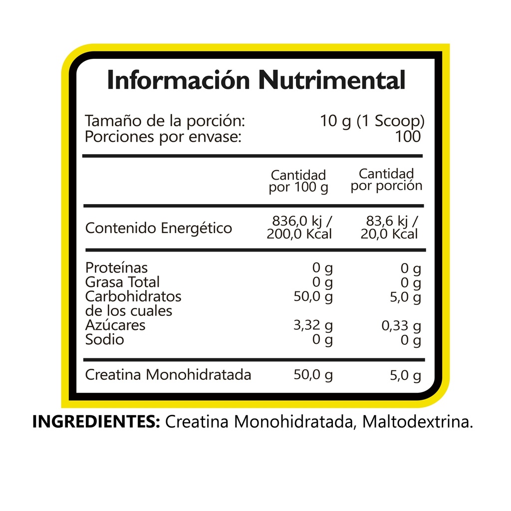 Aminoácido BHP Nutrition Creatina 1 kg