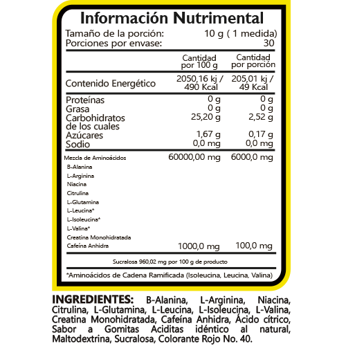 Aminoácidos BHP Nutrition Amino Energy 2.0 Ultra