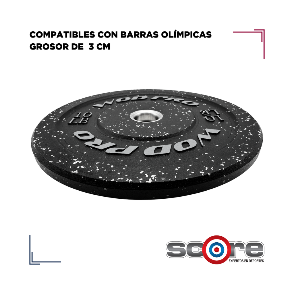 Par de bumpers hi-temp 10 libras Wod Pro