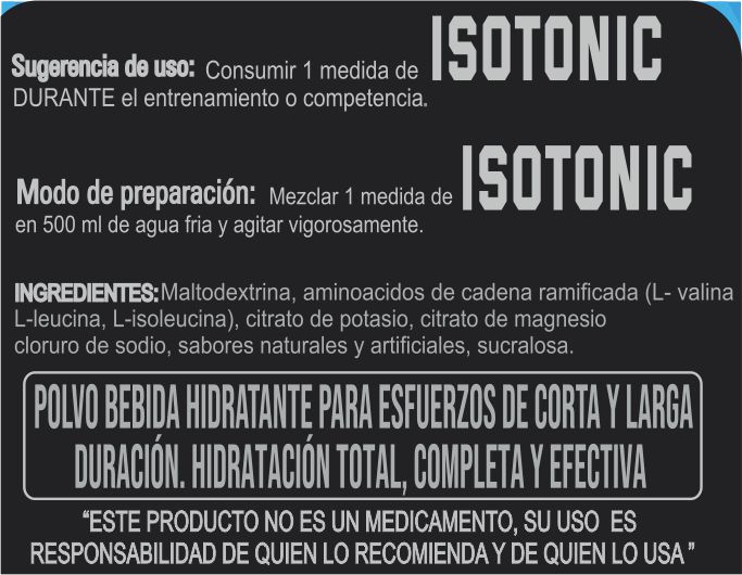 NT Nutrition hidratante Isotonic Ultra-Endurance