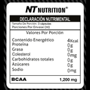 NT Nutrition Aminoácidos BCAA’s en cápsulas