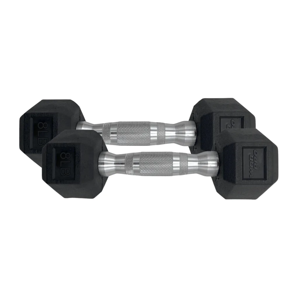 Par de Mancuernas Hexagonales Wod Pro 8 Lbs