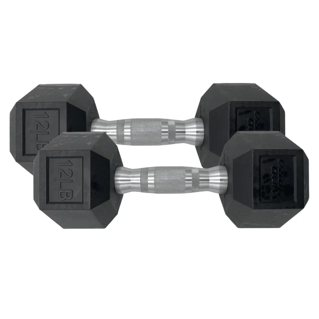[A000014778] Par de Mancuernas Hexagonales Wod Pro 12 Lbs